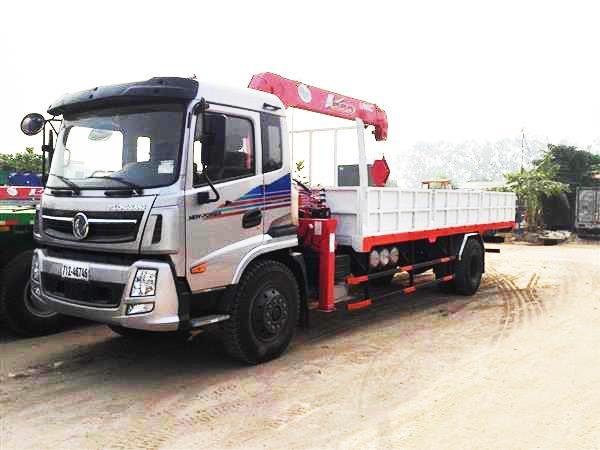 Xe tải Dongfeng 8 tấn gắn cẩu URV554 (5 tấn 4đốt)